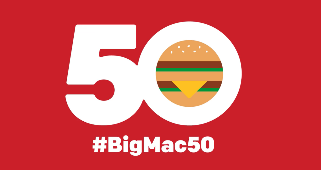 A McDonald’s a MacCoinnal ünnepli az 50 éves a Big Mac-et