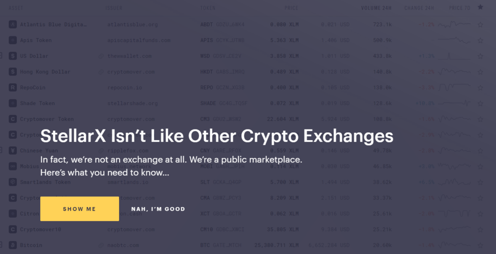 Elindult a StellarX decentralizált tőzsde