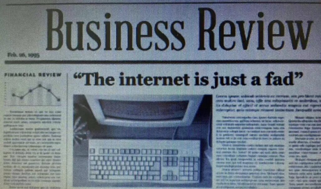 Az internet csupán egy hóbort