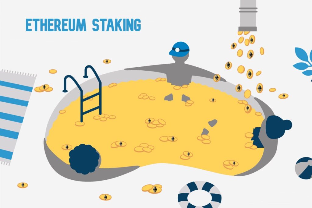 Az ethereum staking új csúcson, az ezt biztosító platformok tokenjei mélyrepülésben vannak