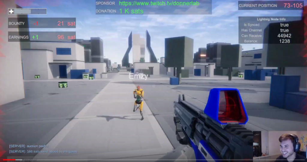 Bitcoin Bounty Hunt: FPS játék satoshi jutalmakkal