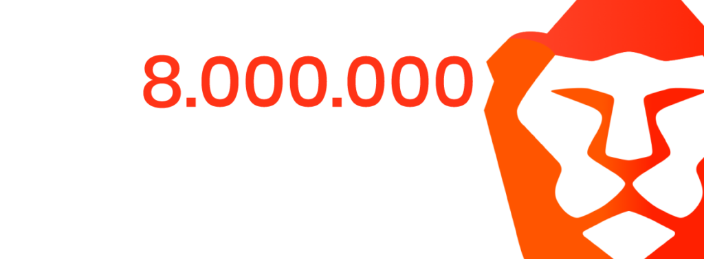 Brave: már 8 millió havi aktív felhasználó