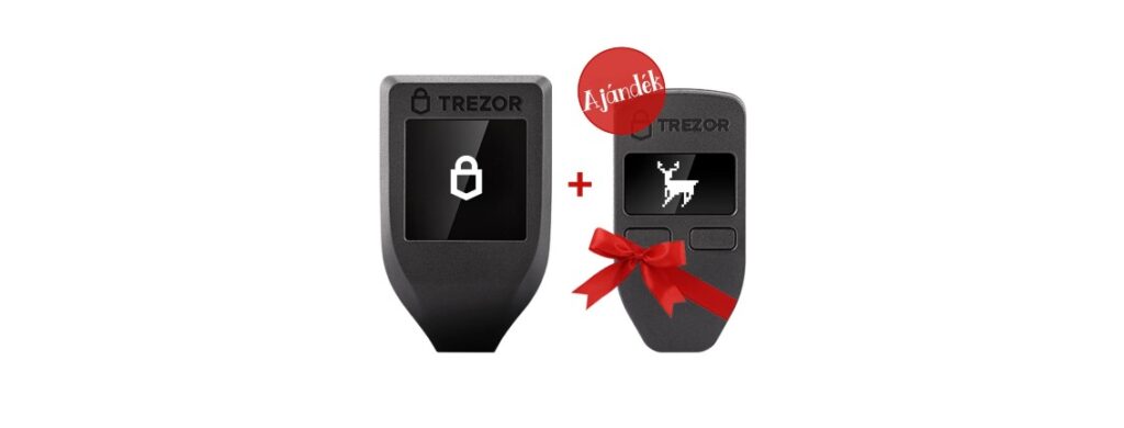 Trezor: ajándék wallet vagy 50%-os kedvezmény egész decemberben