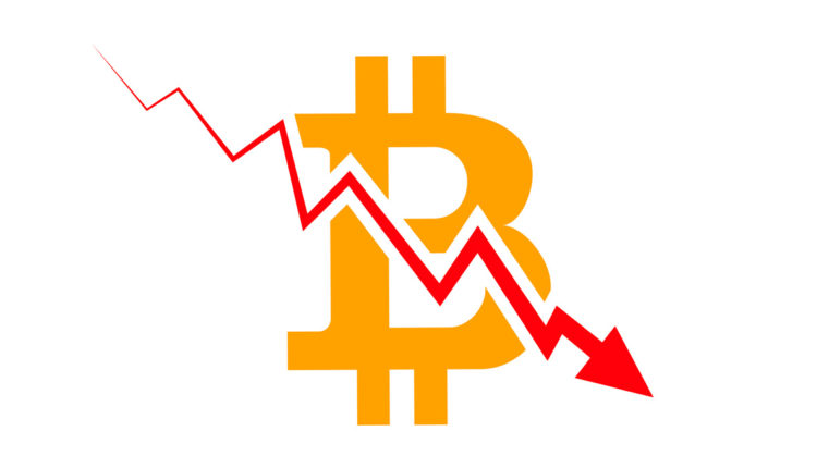 a bitcoin árfolyama esett)