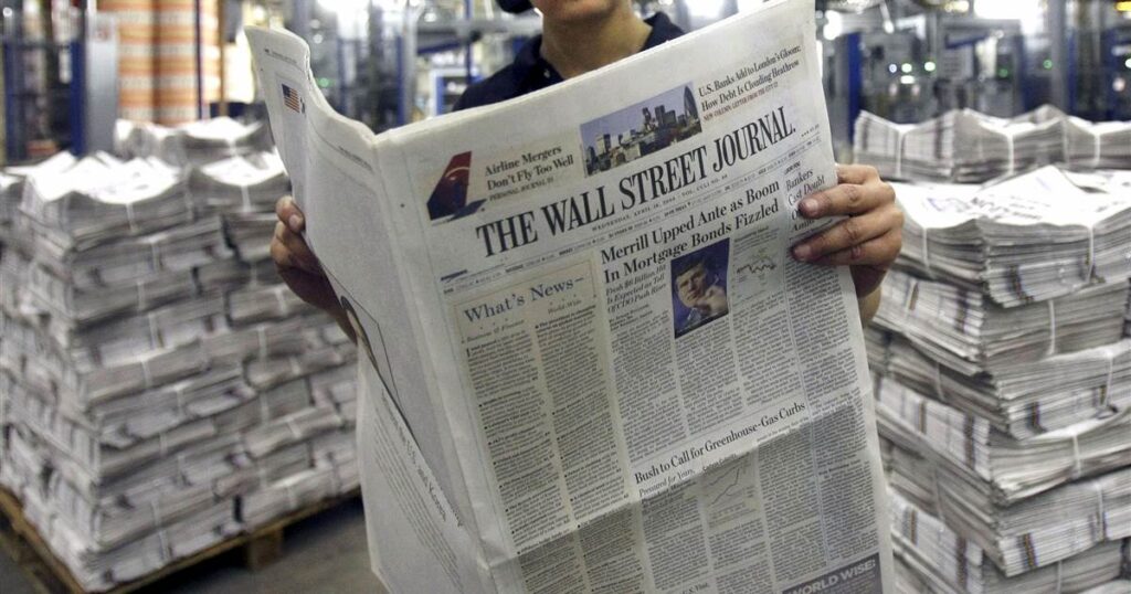 A Wall Steet Journal címlapján a bitcoin