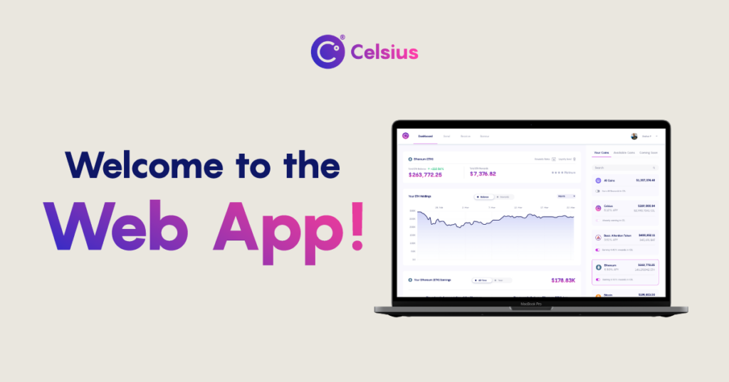 Mostantól bármikor és bármilyen eszközön elérhetjük Celsius fiókunkat!