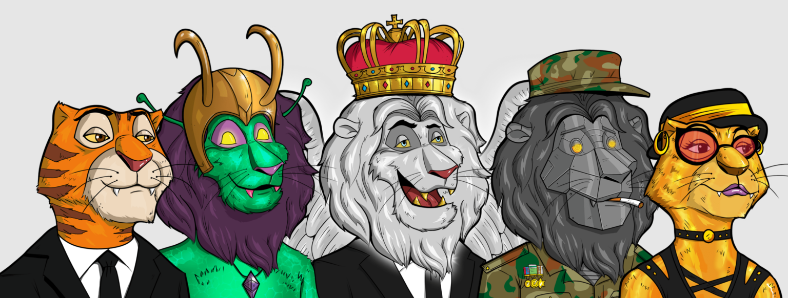 Roaring Leaders NFT = Deflációs NFT gyűjtemény + közös befektetési alap + Marvel designer