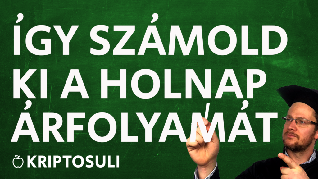 Így számold ki a holnapi kriptopénz árfolyamot