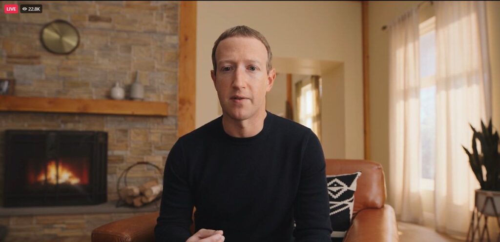 Zuckerberg egy metaverzum tárcát vizionál