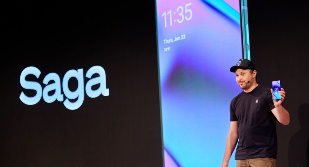 Saga: kriptós mobiltelefon a Solana-tól