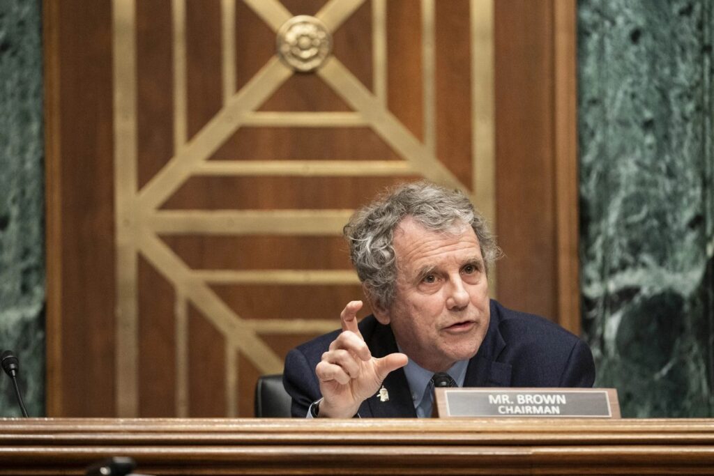 A kripto teljes betiltását szeretné néhány szenátor az USA-ban Sherrod Brown szenátor kongresszusi ülésen.