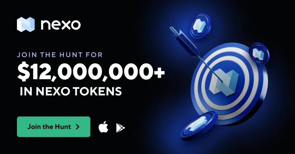 Nexo Hunt: 12 millió dolláros airdrop a platform aktív tagjainak