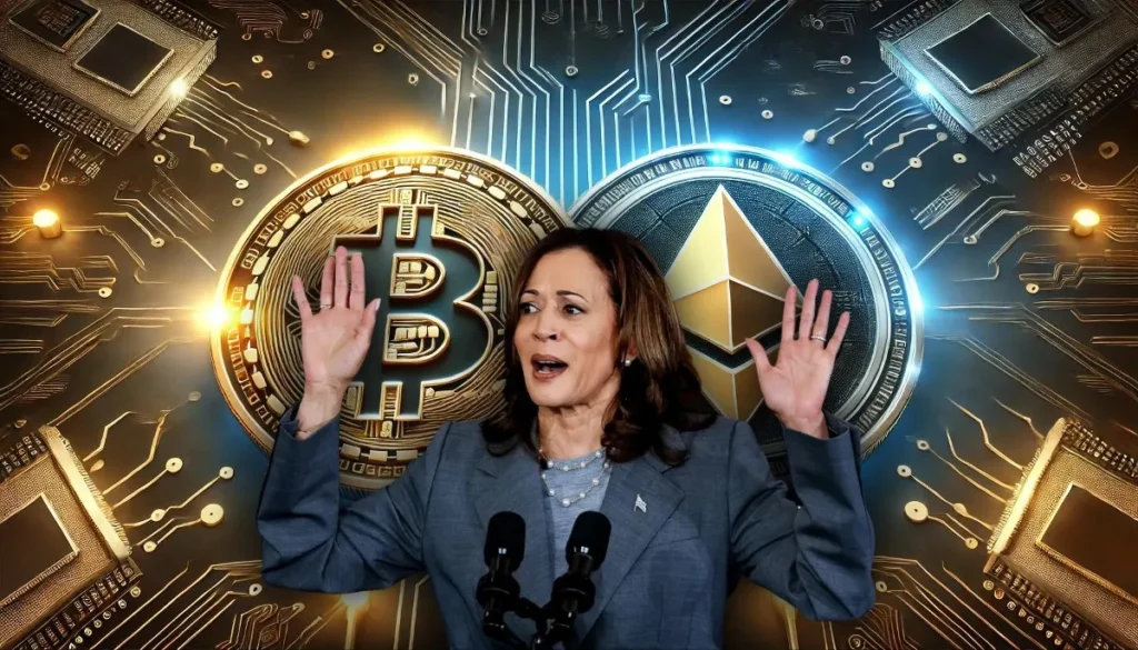 Kamala Harris is támogatná a kriptoipart