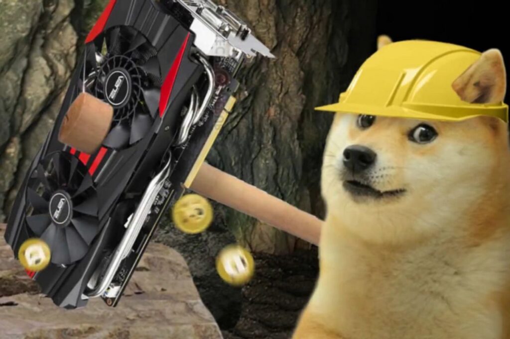 Dogecoin bányászat