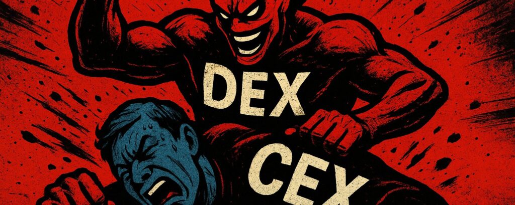 Történelmi csúcson a decentralizált tőzsdék forgalma: már a globális kriptokereskedelem 25%-át adják