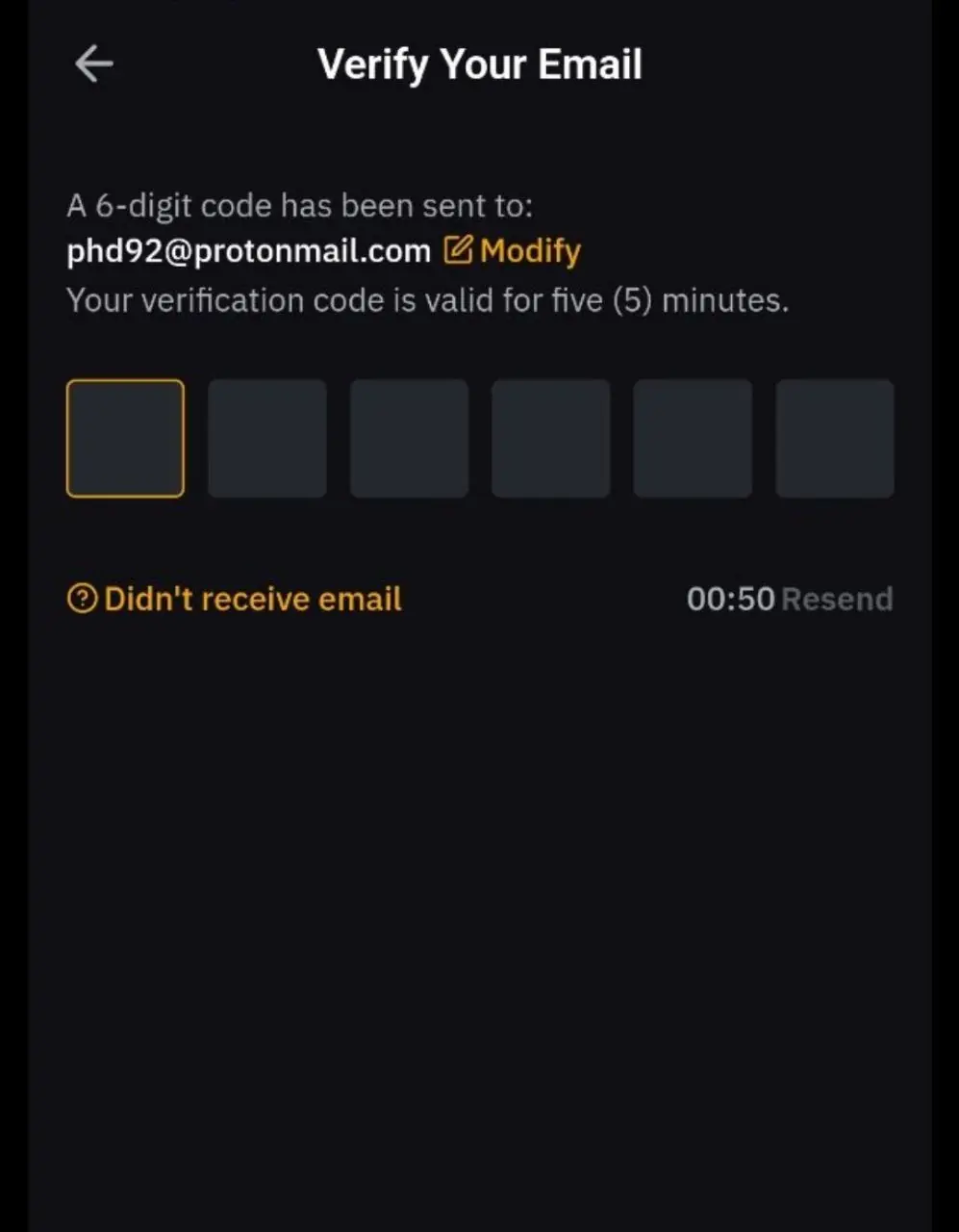 bybit verify email