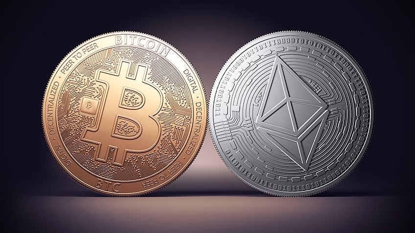 Esik a Bitcoin, Ethereumot vesznek a bálnák bitcoin_vs_ethereum