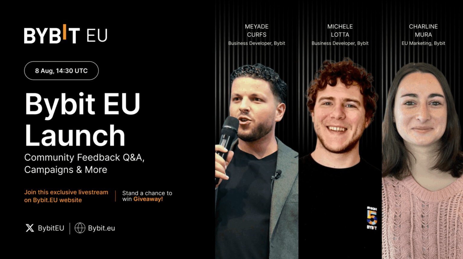 Bybit EU Livestream: kérdezz te is a tőzsde képviselőitől