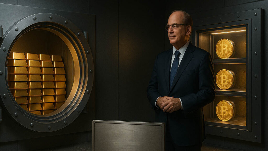 A BlackRock igazgatója, Larry Fink szerint a Bitcoin az aranyhoz hasonlóan jó eszköz a portfólió diverzifikálására