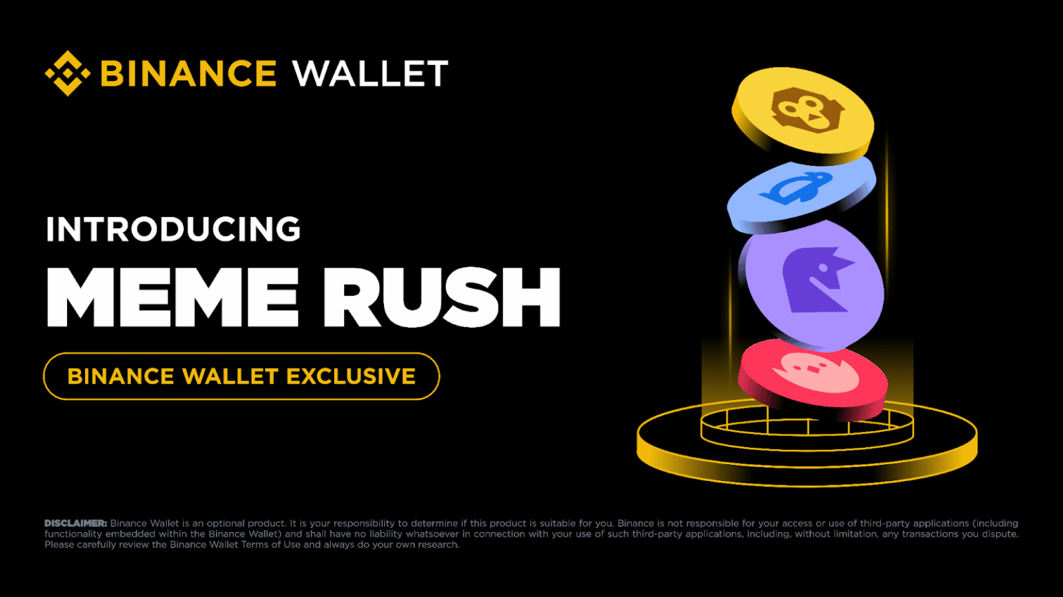 A Binance Wallet elindította a Meme Rush promóciót, hogy fellendítse a mém tokenek kereskedését