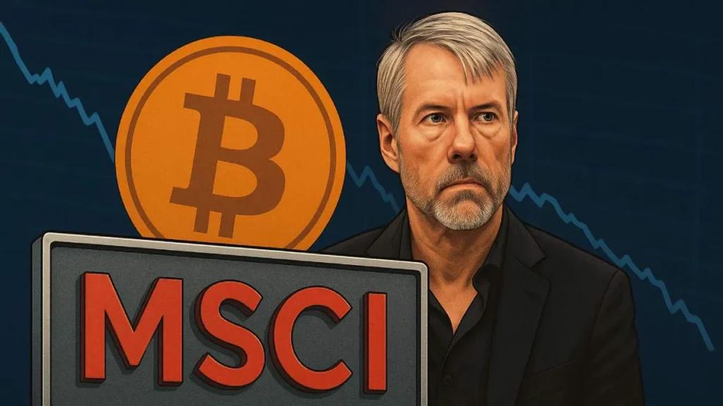 Strategy MSCI Bitcoin Saylor