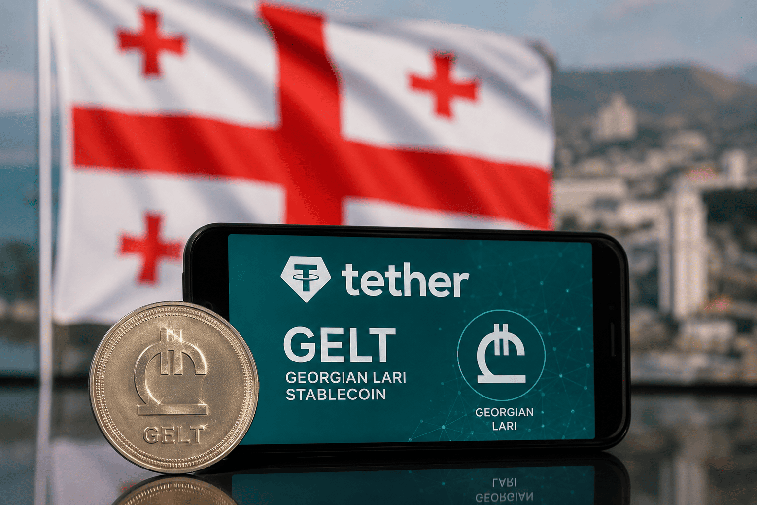 GEL₮: Grúzia állami stabilcoin kibocsátására készül a Tether segítségével