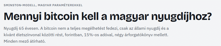 Mennyi bitcoint kellene félretenni nyugdíjra